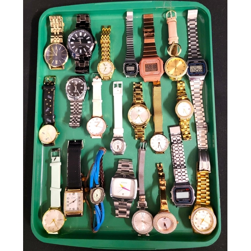 64 - SELECTION OF LADIES AND GENTLEMEN'S WRISTWATCHES
including Tommy Hilfiger, Casio, Citizen, Radley, S... 