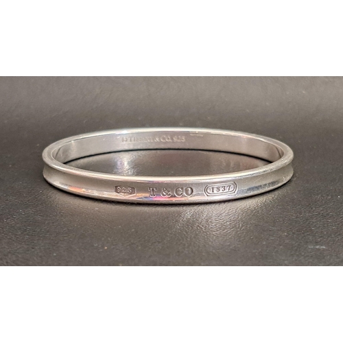 122 - TIFFANY & CO. 1837 SILVER BANGLE
approximately 7cm x 6.2cm