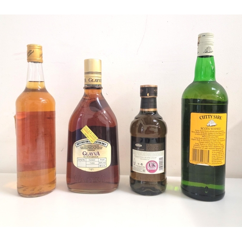 516 - SELECTION OF SPIRTS AND LIQUEURS comprising Cutty Sark blended scotch whisky, 1 litre and 43%, Gael ... 