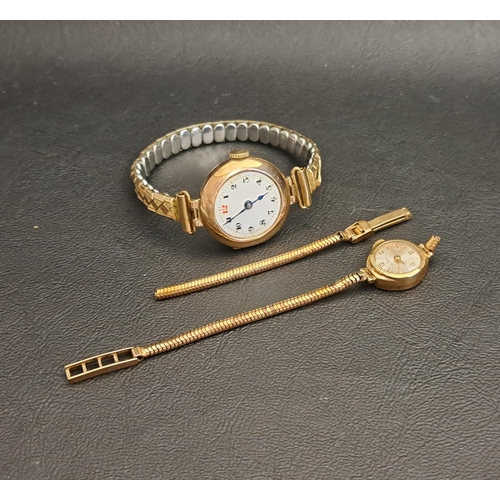 196 - NINE CARAT GOLD LADIES COCKTAIL WATCH
the dial stamped Helvetia, with with nine carat gold bracelet ... 