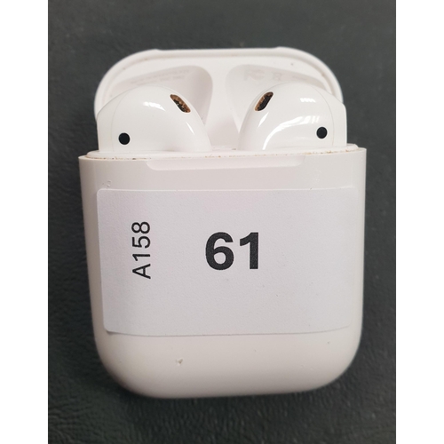 PAIR OF APPLE AIRPODS 2ND GENERATION
in Lightning charging case