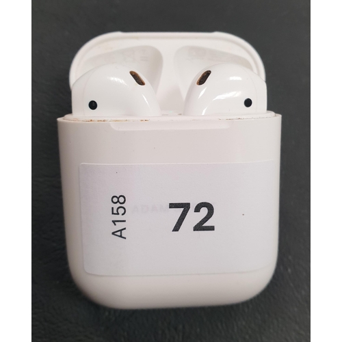 72 - PAIR OF APPLE AIRPODS 2ND GENERATION
in Lightning charging case
Note: case is personalised 'ADAM SCO... 