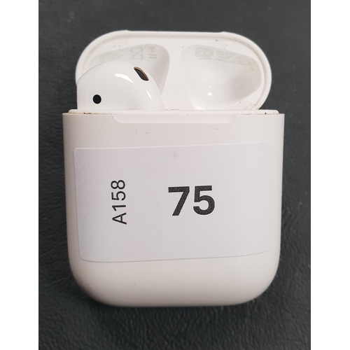 75 - SINGLE APPLE AIRPODS 2ND GENERATION
in Wireless charging case