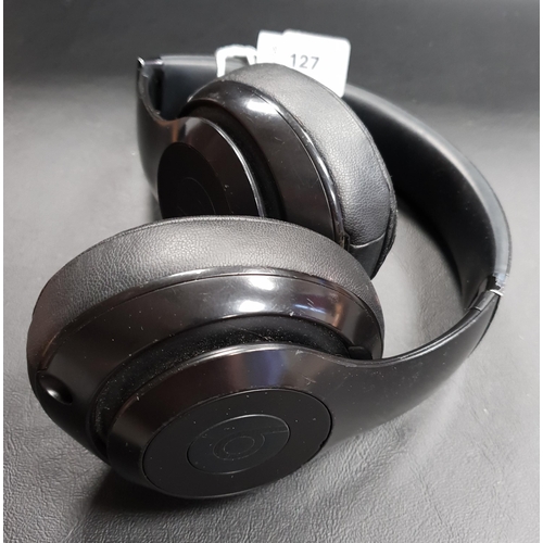 127 - PAIR OF BEATS STUDIO 3 WIRELESS HEADPHONES
Note: earpads are very worn