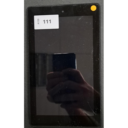 111 - AMAZON KINDLE FIRE 7 9TH GENERATION 
serial number G0W0 X808 0232 041F
Note: It is the buyer's respo... 