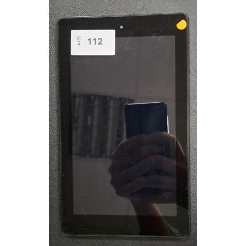 112 - AMAZON KINDLE FIRE 7 7TH GENERATION 
serial number G0W0 MA07 8391 F3BB
Note: It is the buyer's respo... 