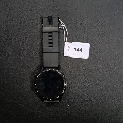 144 - HUAWEI WATCH
model LTN-B19; serial number BC2EF6A77BD3, wiped.
Note: It is the buyer's responsibilit... 