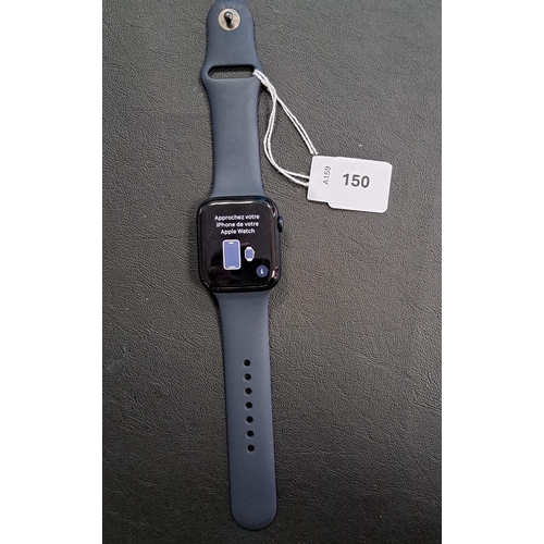 150 - APPLE WATCH SE
44mm case; model A2723; S/N D74P464YNF; Apple Account Locked; 
Note: It is the buyer'... 