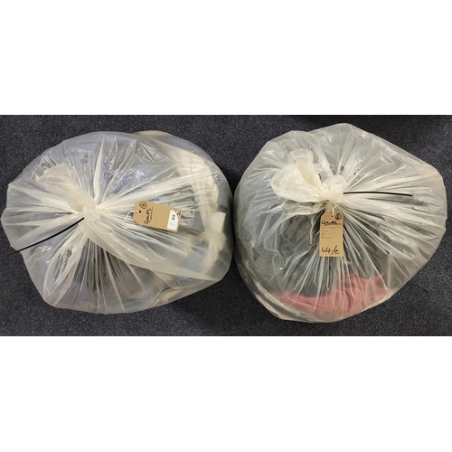 64 - TWO BAGS OF GENTS CLOTHING ITEMS
including: Zara, Armani, Nike and Adidas