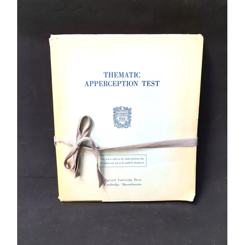 398 - THEMATIC APPERCEPTION TEST
printed by Harvard University Press, Cambridge, Massachusetts, printed 19... 