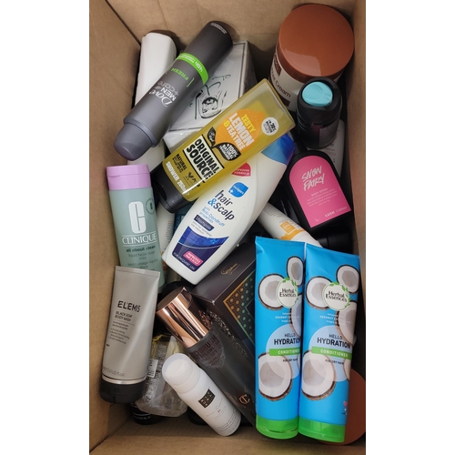 53 - ONE BOX OF TOILETRIES AND COSMETICS
including: Clinique, Lush and Rituals