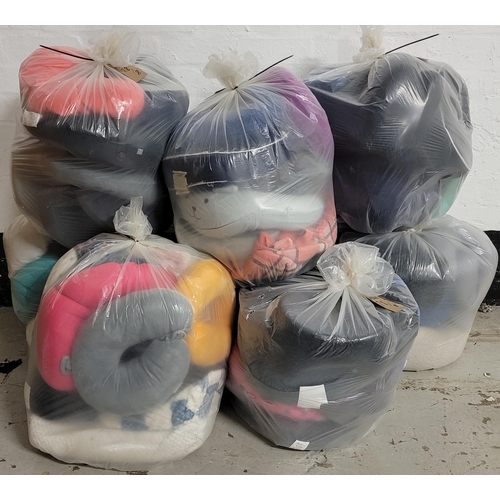 78 - EIGHT BAGS OF PILLOWS AND BLANKETS