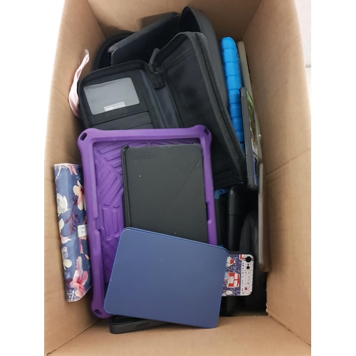 79 - ONE BOX OF PROTECTIVE CASES
including: kindle, phone and tablet