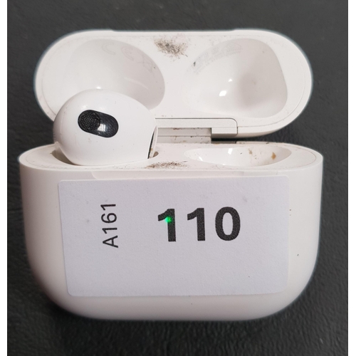 110 - SINGLE APPLE AIRPOD 3RD GENERATION
in Lightning charging case