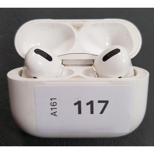 117 - PAIR OF APPLE AIRPODS PRO
in Pro charging case
Note: Airpods are missing tips