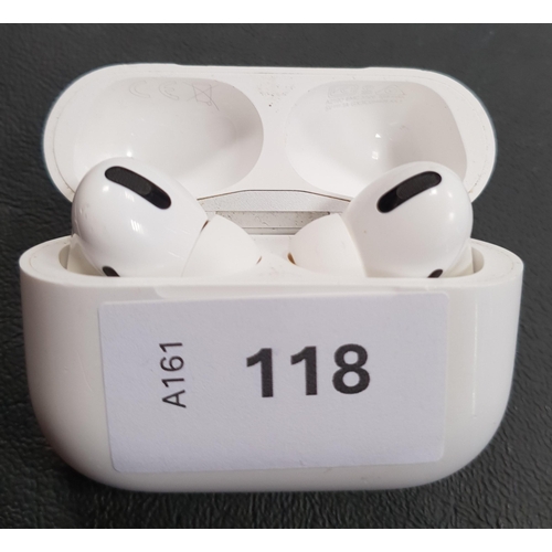 118 - PAIR OF APPLE AIRPODS PRO
in Pro charging case