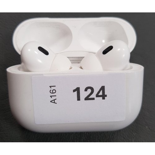 124 - PAIR OF APPLE AIRPODS PRO 2nd GENERATION
in Magsafe Charging case (Lightning)