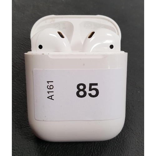 85 - PAIR OF APPLE AIRPODS 2ND GENERATION
in Lightning charging case