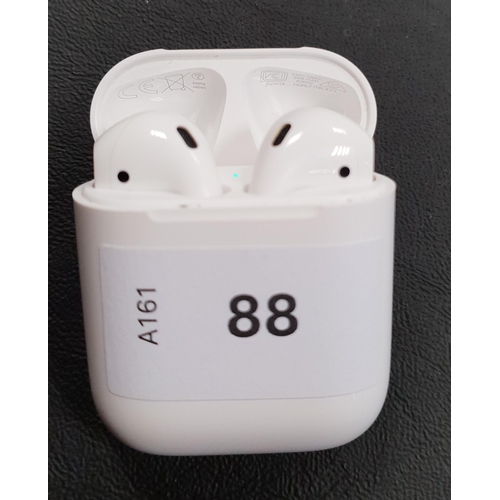 88 - PAIR OF APPLE AIRPODS 2ND GENERATION
in Lightning charging case