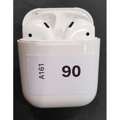 90 - PAIR OF APPLE AIRPODS 2ND GENERATION
in Lightning charging case