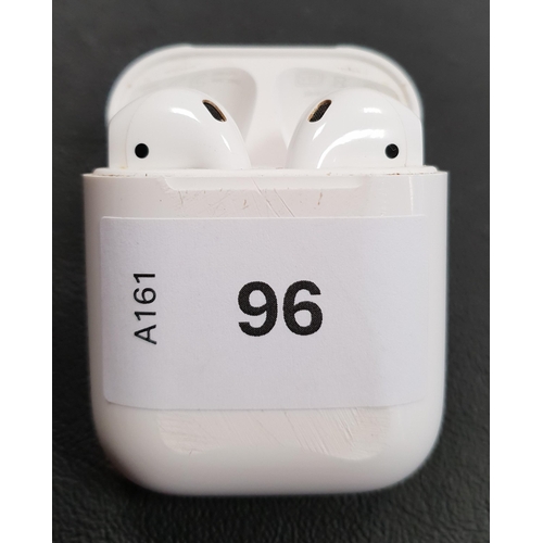 96 - PAIR OF APPLE AIRPODS 1st GENERATION
in Lightning charging case