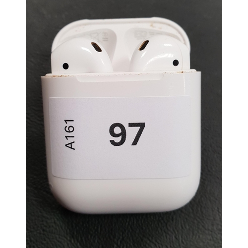 97 - PAIR OF APPLE AIRPODS 2ND GENERATION
in Lightning charging case