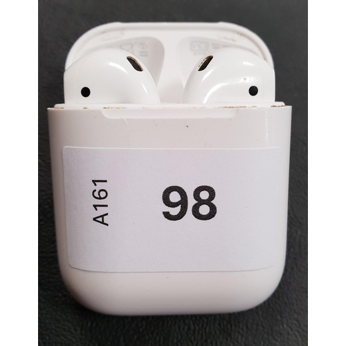 98 - PAIR OF APPLE AIRPODS 2ND GENERATION
in Lightning charging case