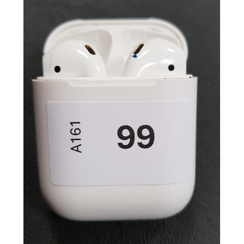 99 - PAIR OF APPLE AIRPODS 1st GENERATION
in Lightning charging case