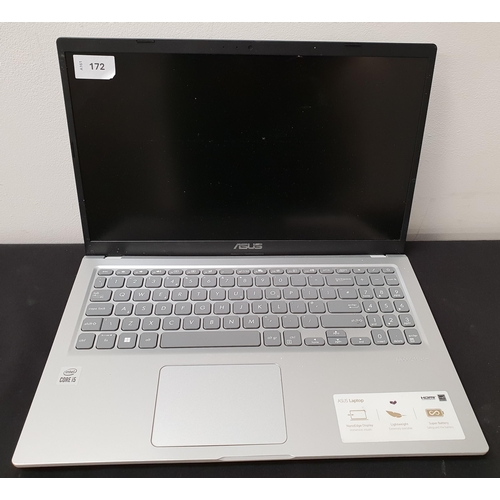 172 - ASUS NOTEBOOK PC
model X515J; intel Core i5; serial number N9N0CX10F65438A; Wiped. Case is worn and ... 