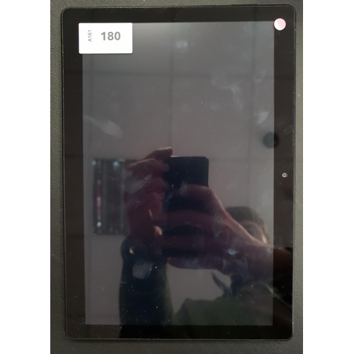 180 - LENOVO TABLET
model TB-X505F; S/N - HA17B7X3; Google Account Locked. 
Note: It is the buyer's respon... 