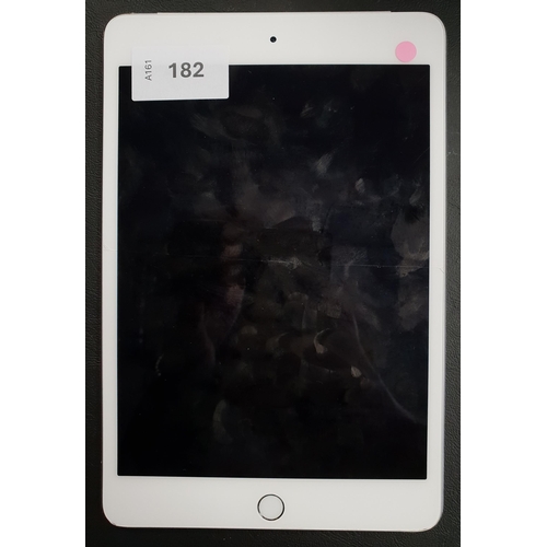 182 - APPLE IPAD MINI 4 - A1550 - WIFI & CELLULAR 
serial numberF9FQ9429GHMH, IMEI 359273061525754. Apple ... 