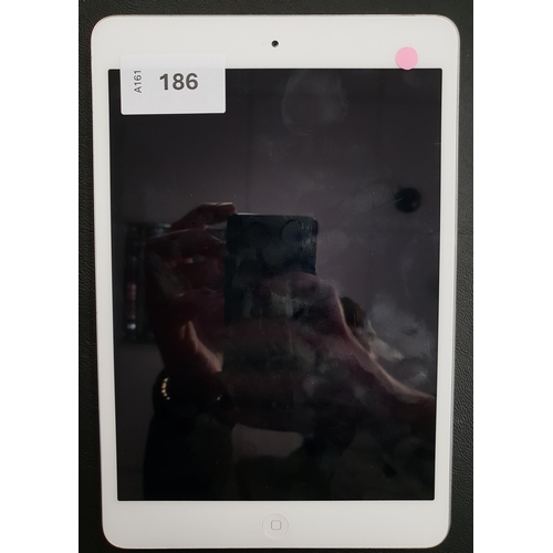 186 - APPLE IPAD MINI - A1432 - WIFI 
serial number DMPNNX1YF196. Apple account locked. 
Note: It is the b... 