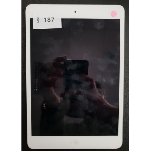 187 - APPLE IPAD MINI - A1432 - WIFI - 16GB
serial number F85LK2VYF196. NOT Apple account locked. 
Note: I... 