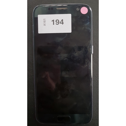 194 - SAMSUNG GALAXY S7
model SM-G930F; IMEI - 359878062082535; Google Account Locked. 
Note: It is the bu... 