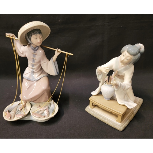 268 - TWO LLADRO EAST ASIAN WOMEN FIGURINES
consisting of no.5172 