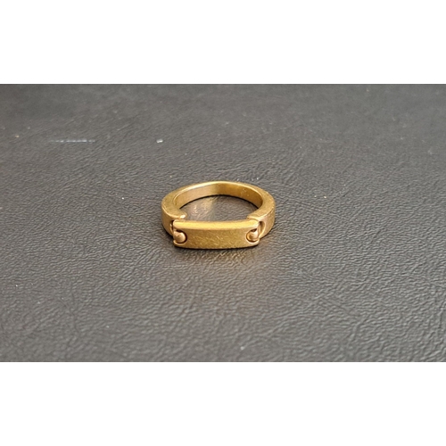 72 - PEQUIGNET 'MOOREA LINK' EIGHTEEN CARAT GOLD RING
ring size O and approximately 9.1 grams, in origina... 