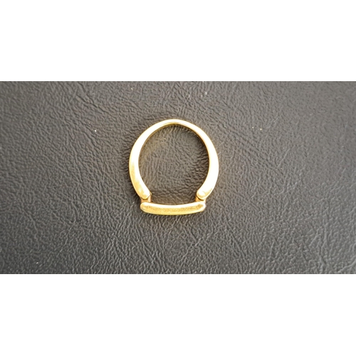 72 - PEQUIGNET 'MOOREA LINK' EIGHTEEN CARAT GOLD RING
ring size O and approximately 9.1 grams, in origina... 