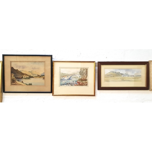 534 - SELECTION OF WATERCOLOURS AND PRINTS
including Winston Morgan, 'Sundown', Artists proof, signed 25 x... 