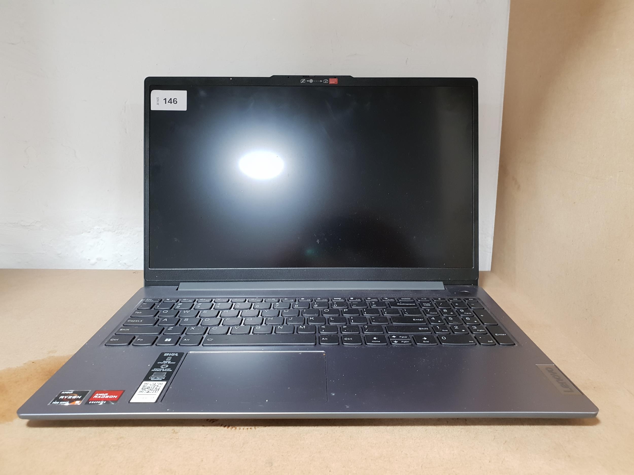 LENOVO IDEAPAD SLIM 3 LAPTOP Model 15ABR8, serial number PF4SF92Y ...