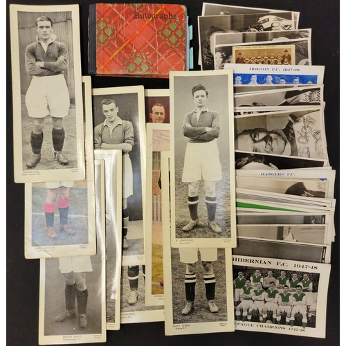 415 - FOOTBALL RELATED AUTOGRAPH BOOK
most from 1940s and 50s, with pages for various clubs including Hear... 