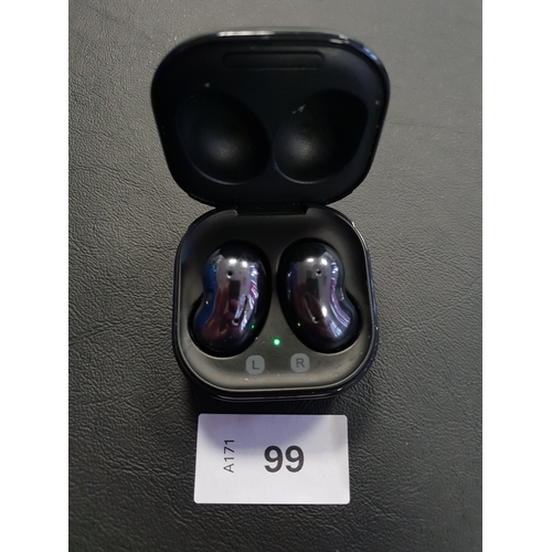 99 - PAIR OF SAMSUNG EARBUDS
in charging case, model SM-R180