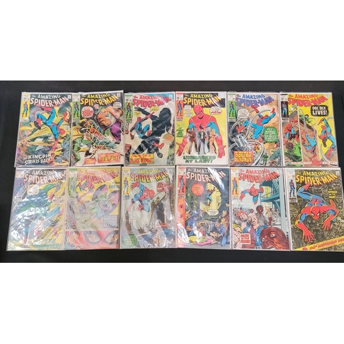 456 - THE AMAZING SPIDER-MAN SILVER AGE MARVEL COMICS GROUP
comprising issues 44-52, 54-56, 58-64, 66-76, ... 