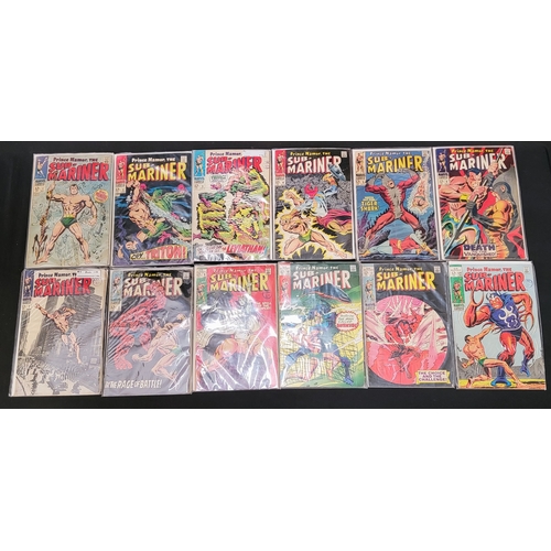 457 - PRINCE NAMOR, THE SUB-MARINER SILVER AGE MARVEL COMICS GROUP
comprising issues 1-12, 18-26, 29, 31, ... 