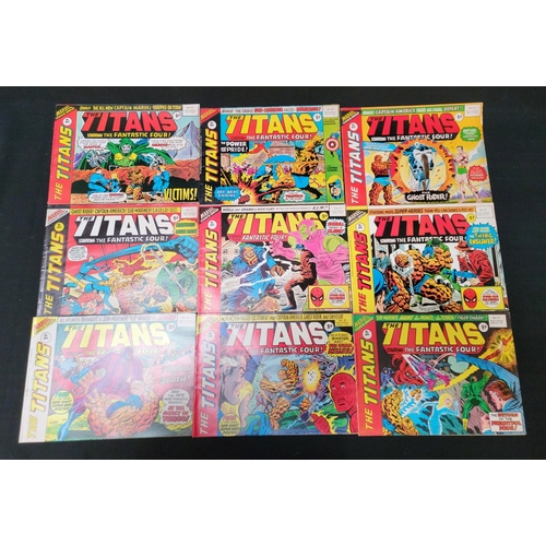 458 - THE TITANS MARVEL COMICS GROUP
comprising issues 1-18 and 20-58 (57 in total)