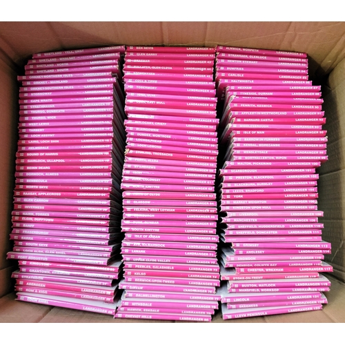 455 - NEAR COMPLETE SET OF ORDNANCE SURVEY MAPS
1-204 (only no. 94 missing), some wear