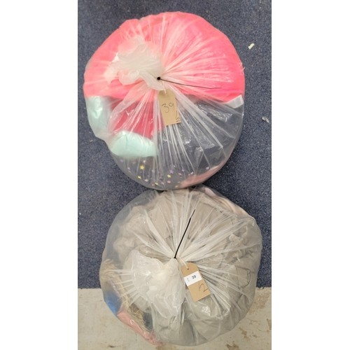 TWO BAGS OF KIDS CLOTHING ITEMS 
including Ben Sherman and North Face