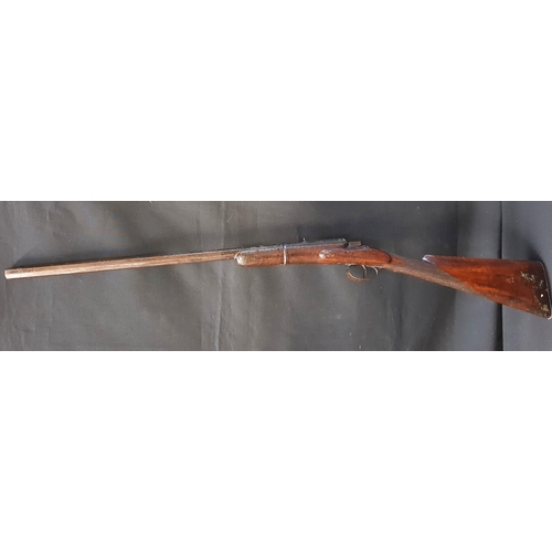 VINTAGE DECOMMISSIONED RIFLE of unknown maker, with hammer removed and ...