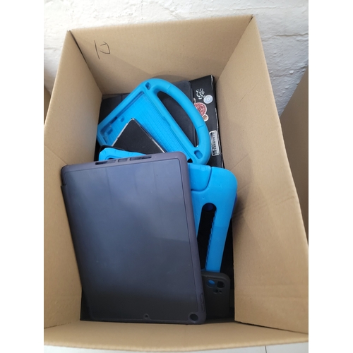 10 - ONE BOX OF PROTECTIVE CASES
including for phone, tablet, etc.