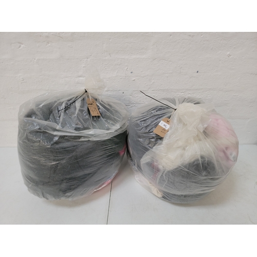43 - TWO BAGS OF LADIES CLOTHING ITEMS