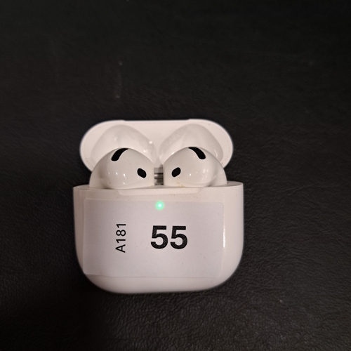 55 - PAIR OF APPLE AIRPODS 4
in charging case